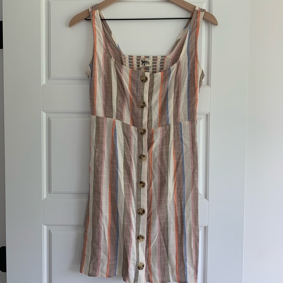 Show Me Your MuMu Linen Mini Dress - Picture 1 of 5